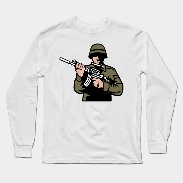 Soldier Long Sleeve T-Shirt by ShirtyLife